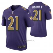Maglia NFL Legend Baltimore Ravens Mark Ingram Ii Color Rush Viola