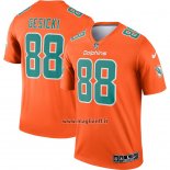 Maglia NFL Legend Miami Dolphins Mike Gesicki Inverted Arancione
