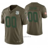 Maglia NFL Limited Green Bay Packers Personalizzate 100th Anniversary Salute To Service Verde