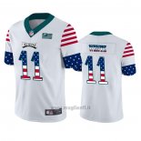 Maglia NFL Limited Philadelphia Eagles Carson Wentz Independence Day Bianco