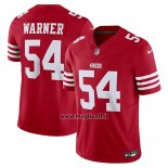 Maglia NFL Limited San Francisco 49ers Fred Warner 54 Vapor F.u.s.e. Rosso