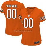 Maglia NFL Donna Chicago Bears Personalizzate Arancione