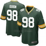 Maglia NFL Game Bambino Green Bay Packers Guion Verde Militar