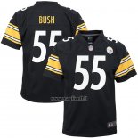 Maglia NFL Game Bambino Pittsburgh Steelers Devin Bush Nero