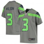 Maglia NFL Game Bambino Seattle Seahawks Russell Wilson Inverted Grigio