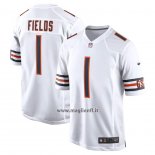 Maglia NFL Game Chicago Bears Justin Fields Bianco
