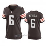 Maglia NFL Game Donna Cleveland Browns Baker Mayfield 2020 Marronee