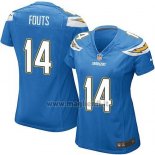 Maglia NFL Game Donna Los Angeles Chargers Fouts Blu