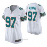 Maglia NFL Game Donna Miami Dolphins Christian Wilkins Throwback Bianco