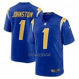 Maglia NFL Game Los Angeles Chargers Quentin Johnston 1 Alternato Blu