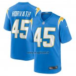 Maglia NFL Game Los Angeles Chargers Zander Horvath Blu