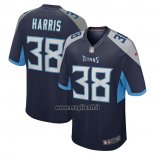 Maglia NFL Game Tennessee Titans Davontae Harris Home Blu
