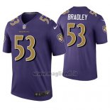 Maglia NFL Legend Baltimore Ravens Bam Bradley Viola Color Rush