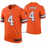 Maglia NFL Legend Denver Broncos Brett Rypien Arancione Color Rush
