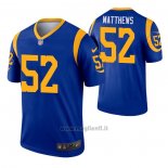 Maglia NFL Legend Los Angeles Rams Clay Matthews Blu