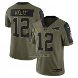 Maglia NFL Limited Buffalo Bills Jim Kelly 2021 Salute To Service Retired Verde