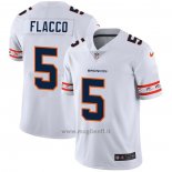 Maglia NFL Limited Denver Broncos Flacco Team Logo Fashion Bianco