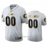 Maglia NFL Limited Green Bay Packers Personalizzate Golden Edition Bianco