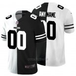 Maglia NFL Limited Green Bay Packers Personalizzate White Black Split
