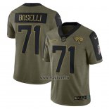 Maglia NFL Limited Jacksonville Jaguars Tony Boselli 2021 Salute To Service Retired Verde