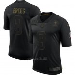 Maglia NFL Limited New Orleans Saints Brees 2020 Salute To Service Nero