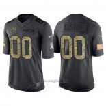 Maglia NFL Limited New York Giants Personalizzate 2016 Salute To Service Nero