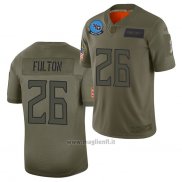 Maglia NFL Limited Tennessee Titans Kristian Fulton 2019 Salute To Service Verde