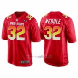 Maglia NFL Pro Bowl Baltimore Ravens 32 Eric Weddle AFC 2018 Rosso