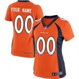 Maglia NFL Donna Denver Broncos Personalizzate Arancione