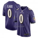 Maglia NFL Game Baltimore Ravens David Ojabo 2022 NFL Draft Pick Viola