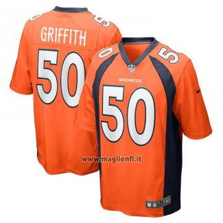 Maglia NFL Game Denver Broncos Jonas Griffith Arancione