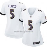 Maglia NFL Game Donna Baltimore Ravens Flacco Bianco