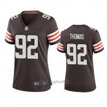 Maglia NFL Game Donna Cleveland Browns Chad Thomas 2020 Marronee