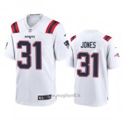 Maglia NFL Game New England Patriots Jonathan Jones 2020 Bianco