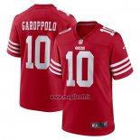 Maglia NFL Game San Francisco 49ers Jimmy Garoppolo Rosso