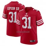 Maglia NFL Game San Francisco 49ers Tashaun Gipson Sr. Home Rosso