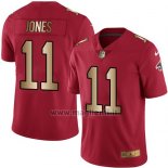 Maglia NFL Gold Legend Atlanta Falcons Jones Rosso