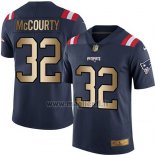 Maglia NFL Gold Legend New England Patriots Mccourty Profundo Blu