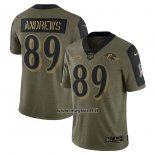 Maglia NFL Limited Baltimore Ravens Mark Andrews 2021 Salute To Service Verde