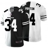 Maglia NFL Limited Chicago Bears Payton White Black Split