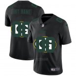 Maglia NFL Limited Green Bay Packers Personalizzate Logo Dual Overlap Nero