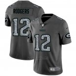 Maglia NFL Limited Green Bay Packers Rodgers Static Fashion Grigio