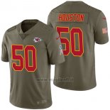 Maglia NFL Limited Kansas City Chiefs 50 Justin Houston 2017 Salute To Service Verde