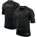 Maglia NFL Limited Los Angeles Rams Donald 2020 Salute To Service Nero