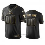 Maglia NFL Limited New Orleans Saints Personalizzate Golden Edition Nero