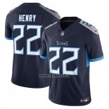 Maglia NFL Limited Tennessee Titans Derrick Henry Vapor F.u.s.e. Blu