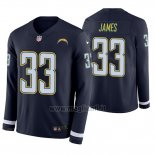 Maglia NFL Therma Manica Lunga Los Angeles Chargers Derwin James Blu