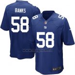 Maglia NFL Game Bambino New York Giants Banks Blu