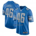 Maglia NFL Game Detroit Lions Jack Campbell 2023 NFL Draft First Round Pick Blu
