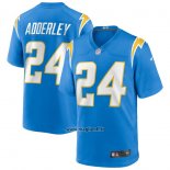 Maglia NFL Game Los Angeles Chargers Nasir Adderley 24 Blu